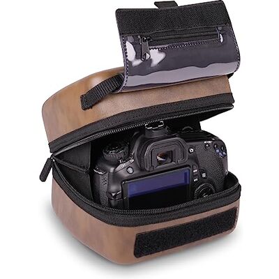 USA Gear Estuche rígido para cámara DSLR con protección EVA Moldeada, Apertura de Acceso rápido, Interior Acolchado y Mango de Goma USA Gear Estuche rígido para cámara DSLR con protección EVA Moldeada, Apertura de Acceso rápido, Interior Acolchado y Mango de Goma