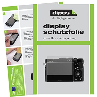 dipos 1x Protector de Pantalla mate para Sony Cyber-Shot DSC-RX100 VII Antirreflejos, anti-reflectante, ajuste perfecto, antiarañazos, sin burbujas, compatible con huellas dactilares, autoadhesivo dipos 1x Protector de Pantalla mate para Sony Cyber-Shot DSC-RX100 VII Antirreflejos, anti-reflectante, ajuste perfecto, antiarañazos, sin burbujas, compatible con huellas dactilares, autoadhesivo