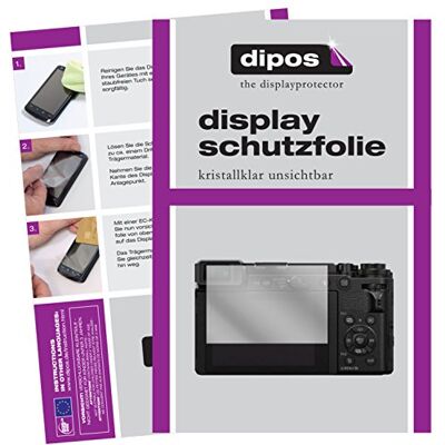 dipos 6x Protector de Pantalla claro para Panasonic Lumix DC-GX9 Transparente, ajuste perfecto, antiarañazos, sin burbujas, apto para fundas, compatible con huellas dactilares, autoadhesivo dipos 6x Protector de Pantalla claro para Panasonic Lumix DC-GX9 Transparente, ajuste perfecto, antiarañazos, sin burbujas, apto para fundas, compatible con huellas dactilares, autoadhesivo