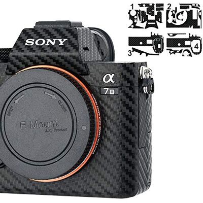 KIWIFOTOS Adhesivo de protección contra arañazos para cámara Sony A7 III A7R III A7III A7RIII Anti-arañazos Sin Burbujas Antideslizante Fibra de Carbono KIWIFOTOS Adhesivo de protección contra arañazos para cámara Sony A7 III A7R III A7III A7RIII Anti-arañazos Sin Burbujas Antideslizante Fibra de Carbono