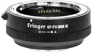 EWOOP Fringer EF-FX Pro III Adaptador Montaje Enfoque automático Apertura Electrónica Incorporada para Canon EOS EF Sigma a Fujifilm Fuji cámara X-T3 X-T4 X-Pro3 X-T30II X-S10 X-H2S XH2 X-E4 X-T5