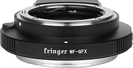 Fringer NF-GFX (FR-NFTG1) Camera Lens Mount Adapter Auto Focus Built-in Electronic Aperture Compatible with Nikon D,G,E Lens Sigma Tamron NF to Fuji Fujifilm GFX100s/50R/50S Cameras Adapters…