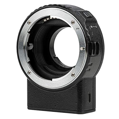 VILTROX NF-M1 Anillo Adaptador Lente para Nikon Montura F Objetivo a M43 (MFT, M4 / 3) Cámara Olympus Panasonic, Enfoque automático