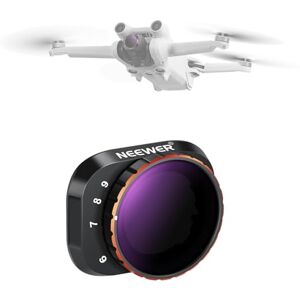 NEEWER Variable ND Filter Compatible con dji Mini 3 Pro, ND32-512 5-9 Stop Snap On Multicapa Vidrio Optico HD Marco Delgado Metal Cámara Dron Objetivo Filtro Grabación Vdeo Accesorio Fotografía Aérea NEEWER Variable ND Filter Compatible con dji Mini 3 Pro, ND32-512 5-9 Stop Snap On Multicapa Vidrio Optico HD Marco Delgado Metal Cámara Dron Objetivo Filtro Grabación Vdeo Accesorio Fotografía Aérea