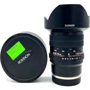 Rokinon 14 mm F2.8 Lente Ultra Gran Angular Rokinon 14 mm F2.8 Lente Ultra Gran Angular