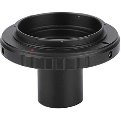 VBESTLIFE Anillo Adaptador de microscopio Ocular para cámara, Anillo Adaptador de Metal de 23,2 mm Adaptador de Lente de microscopio de Montaje en T para cámaras para AI SLR VBESTLIFE Anillo Adaptador de microscopio Ocular para cámara, Anillo Adaptador de Metal de 23,2 mm Adaptador de Lente de microscopio de Montaje en T para cámaras para AI SLR