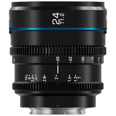 Sirui Night Walker 24mm Lente de Cine S35/APSC con Enfoque Manual, Lente de Gran Apertura T1.2 para L Cameras, para Sigma FP, S5/S5II/S5IIX, (MS24L-B, L, Negro) Sirui Night Walker 24mm Lente de Cine S35/APSC con Enfoque Manual, Lente de Gran Apertura T1.2 para L Cameras, para Sigma FP, S5/S5II/S5IIX, (MS24L-B, L, Negro)