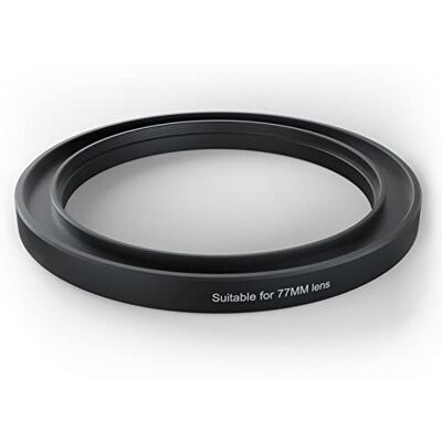 Tilta Anillo Adaptador de Lente 77mm para Caja Matte Mirage MB-T16-77 Adaptador de Lente para Lentes con Rosca de Filtro 77mm, Aleación de Aluminio, Diámetro Exterior 95mm Tilta Anillo Adaptador de Lente 77mm para Caja Matte Mirage MB-T16-77 Adaptador de Lente para Lentes con Rosca de Filtro 77mm, Aleación de Aluminio, Diámetro Exterior 95mm
