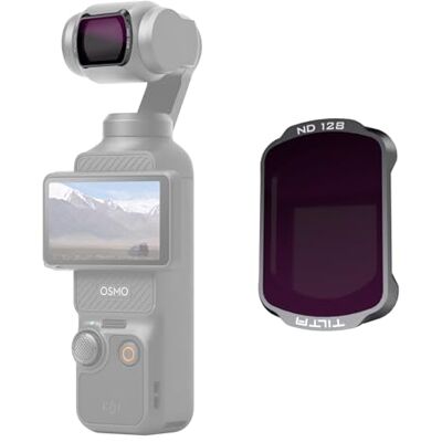Tilta Pocket 4 Filtro ND128, Filtro Magnético ND2.1 TF-OP3-ND21 Compatible con DJI Osmo Pocket 3/4, Vidrio Óptico Ultrafino Revestimiento Multiuso Densidad Neutra Tilta Pocket 4 Filtro ND128, Filtro Magnético ND2.1 TF-OP3-ND21 Compatible con DJI Osmo Pocket 3/4, Vidrio Óptico Ultrafino Revestimiento Multiuso Densidad Neutra