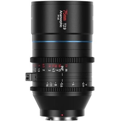 Sirui 75 mm T2.9 1.6X Lente anamórfica de fotograma Completo para Montura E de Sony, Lente anamórfica de fotograma Completo Sirui 75 mm T2.9 1.6X Lente anamórfica de fotograma Completo para Montura E de Sony, Lente anamórfica de fotograma Completo