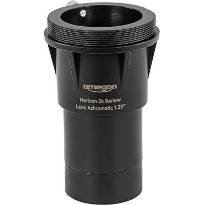 Omegon Lente de Barlow 2X, acromática, 1,25'' T2 Omegon Lente de Barlow 2X, acromática, 1,25'' T2