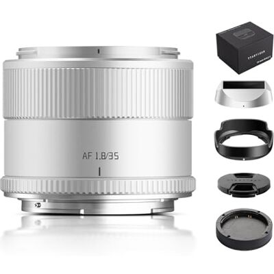 TTARTISAN AF 35 mm F1.8 Mark II Plata para Montura Z, Lente APS-C, Paisaje Cultural, Lentes de Enfoque automático para Nikon Z-Mount (Z, Plata) TTARTISAN AF 35 mm F1.8 Mark II Plata para Montura Z, Lente APS-C, Paisaje Cultural, Lentes de Enfoque automático para Nikon Z-Mount (Z, Plata)