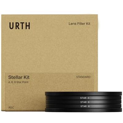 Urth Kit de Filtros 3 en 1 Estrella 67 mm Efectos estrella de 4, 6, 8 puntas, filtros multicapa nano para fotografia creativa Urth Kit de Filtros 3 en 1 Estrella 67 mm Efectos estrella de 4, 6, 8 puntas, filtros multicapa nano para fotografia creativa