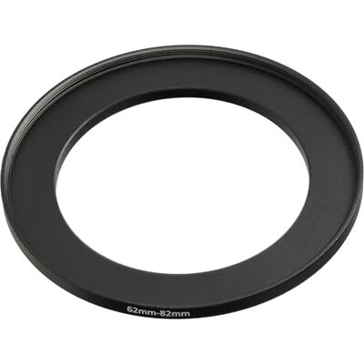 vhbw Anillo Step Up 62mm 82mm para objetivo de la cámara Adaptador de filtro, metal negro vhbw Anillo Step Up 62mm 82mm para objetivo de la cámara Adaptador de filtro, metal negro