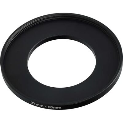 vhbw Anillo Adaptador Step Up de 37 mm a 58 mm para Objetivo de la cámara vhbw Anillo Adaptador Step Up de 37 mm a 58 mm para Objetivo de la cámara
