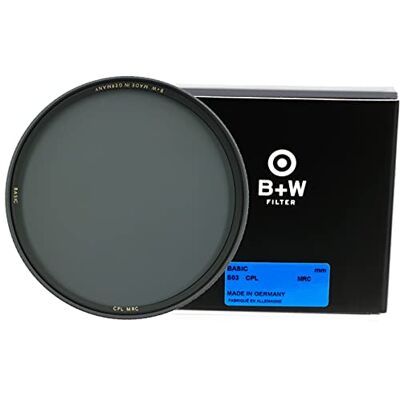 B&W Filtro polarizador Circular – S03 Basic Line – 105 mm, MRC 16x, Anillo Giratorio Grip, para Objetivo Gran Angular a teleobjetivo B&W Filtro polarizador Circular – S03 Basic Line – 105 mm, MRC 16x, Anillo Giratorio Grip, para Objetivo Gran Angular a teleobjetivo
