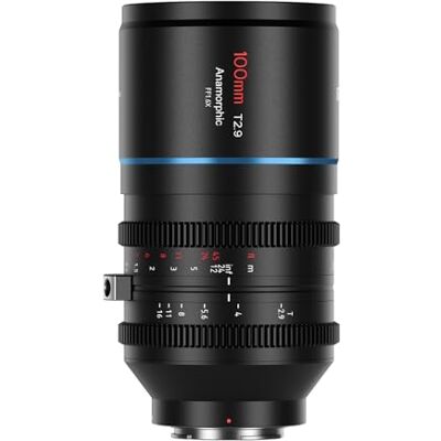 Sirui 100mm T2.9 1.6X Full-Frame Anamorphic Lens Cinema Lens (E Mount) Sirui 100mm T2.9 1.6X Full-Frame Anamorphic Lens Cinema Lens (E Mount)