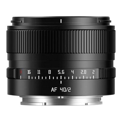 TTARTISAN Lente de Cuerpo de Metal F2.0 de Enfoque automático de 40 mm Compatible con Montura L (Marco Completo), Color Negro TTARTISAN Lente de Cuerpo de Metal F2.0 de Enfoque automático de 40 mm Compatible con Montura L (Marco Completo), Color Negro