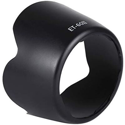 CELLONIC ET-60 II Parasol para Ø 58mm Compatible con Canon ET-60 II Bayoneta, Flor / Tulipán / Pétalo, Plastic, negro, para Canon EF 75-300mm f/4-5.6 III, USM, EF-S 55-250mm f/4-5.6 IS II CELLONIC ET-60 II Parasol para Ø 58mm Compatible con Canon ET-60 II Bayoneta, Flor / Tulipán / Pétalo, Plastic, negro, para Canon EF 75-300mm f/4-5.6 III, USM, EF-S 55-250mm f/4-5.6 IS II