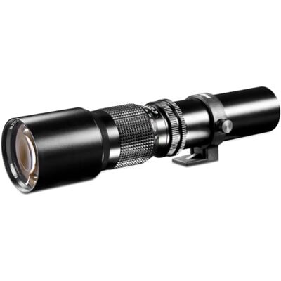 walimex pro Objetivo 500/8.0 Compatible con Sony E, Lente DSLR para Formato Completo y APSC, teleobjetivo con diafragma Iris Incorporado, Lente de cámara walimex pro Objetivo 500/8.0 Compatible con Sony E, Lente DSLR para Formato Completo y APSC, teleobjetivo con diafragma Iris Incorporado, Lente de cámara