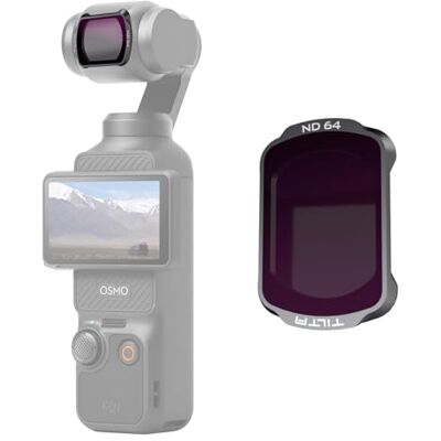 Tilta Pocket 4 Filtro ND64, Filtro Magnético ND1.8 TF-OP3-ND18 Compatible con DJI Osmo Pocket 3/4, Vidrio Óptico Ultrafino Revestimiento Multiuso Densidad Neutra Tilta Pocket 4 Filtro ND64, Filtro Magnético ND1.8 TF-OP3-ND18 Compatible con DJI Osmo Pocket 3/4, Vidrio Óptico Ultrafino Revestimiento Multiuso Densidad Neutra