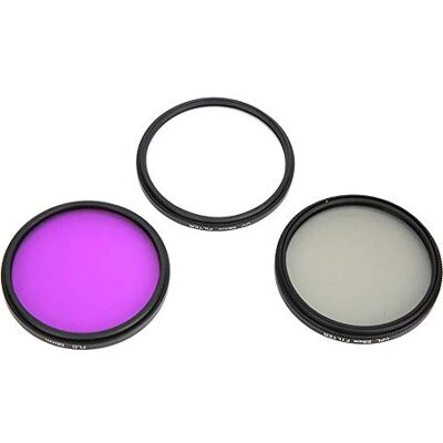 VBESTLIFE Conjunto de Filtro de Lente de 58 mm, Kit de Filtro de Lente de Vidrio óptico UV + CPL + FLD con Bolsa de Almacenamiento para para para cámara para DSLR VBESTLIFE Conjunto de Filtro de Lente de 58 mm, Kit de Filtro de Lente de Vidrio óptico UV + CPL + FLD con Bolsa de Almacenamiento para para para cámara para DSLR