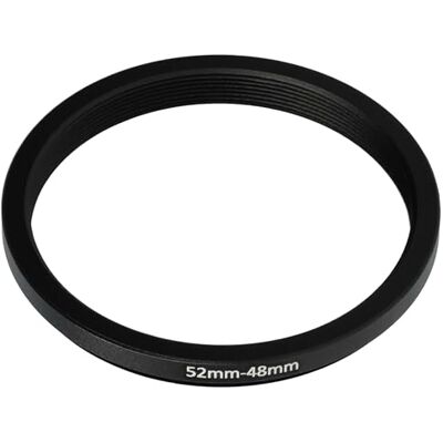vhbw Anillo Adaptador Step Down de 52 mm a 48 mm para Objetivo de la cámara Adaptador de filtro, metal, negro vhbw Anillo Adaptador Step Down de 52 mm a 48 mm para Objetivo de la cámara Adaptador de filtro, metal, negro