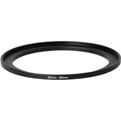 vhbw Anillo Step Up 82mm 95mm para objetivo de la cámara Adaptador de filtro, metal negro vhbw Anillo Step Up 82mm 95mm para objetivo de la cámara Adaptador de filtro, metal negro