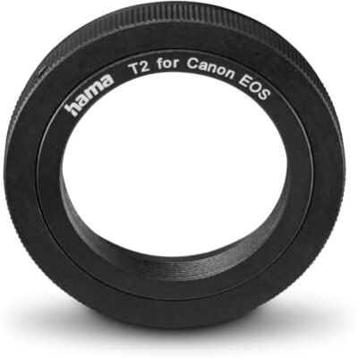 Hama Adaptador de Objetivo con Conector T2 para cámaras Canon EOS EF Hama Adaptador de Objetivo con Conector T2 para cámaras Canon EOS EF