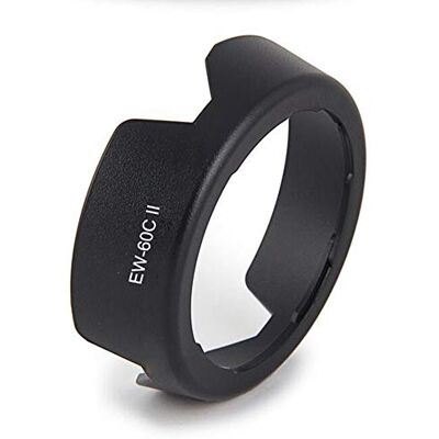CELLONIC EW-60C II Parasol para Ø 58mm Compatible con Canon EW-60CII Bayoneta, Flor / Tulipán / Pétalo, Plastic, negro, para Canon EF-S 18-55mm f/3.5-5.6 IS II, EF 28-90mm f/4-5.6 II CELLONIC EW-60C II Parasol para Ø 58mm Compatible con Canon EW-60CII Bayoneta, Flor / Tulipán / Pétalo, Plastic, negro, para Canon EF-S 18-55mm f/3.5-5.6 IS II, EF 28-90mm f/4-5.6 II
