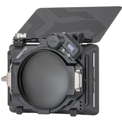 Tilta Mirage Matte Box Diseñado para mirrorless, DSLR, cardán y drones Sistema modular moderno (caja mate + VND + motor) Tilta Mirage Matte Box Diseñado para mirrorless, DSLR, cardán y drones Sistema modular moderno (caja mate + VND + motor)