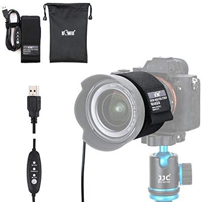 KIWIFOTOS USB Lente Calentador de rocío Calentador Tira con regulador de Temperatura Prevención de condensación para cámara DSLR Lente Telescopios Oculares Calefacción KIWIFOTOS USB Lente Calentador de rocío Calentador Tira con regulador de Temperatura Prevención de condensación para cámara DSLR Lente Telescopios Oculares Calefacción
