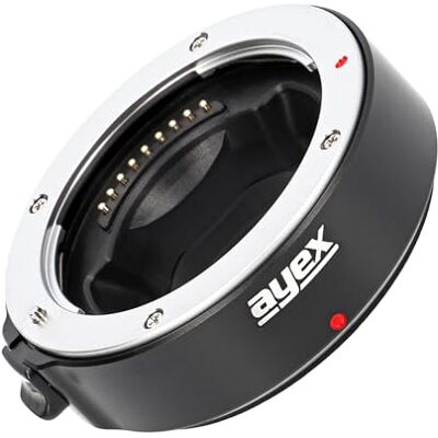 ayex Adaptador de objetivo AF Autofocus adecuado para objetivos 4/3 a cámaras Micro 4/3 ayex Adaptador de objetivo AF Autofocus adecuado para objetivos 4/3 a cámaras Micro 4/3