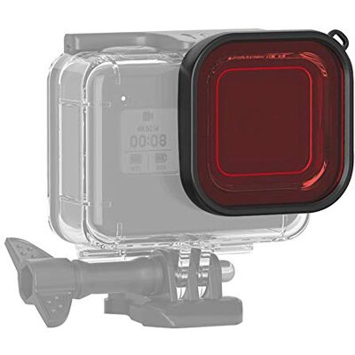 VBESTLIFE Filtro de Lente de Buceo con cámara, Filtro de fotografía a Prueba de Agua 3 Colores Opcional para Carcasa de cámara de acción para 8 (Rojo) VBESTLIFE Filtro de Lente de Buceo con cámara, Filtro de fotografía a Prueba de Agua 3 Colores Opcional para Carcasa de cámara de acción para 8 (Rojo)