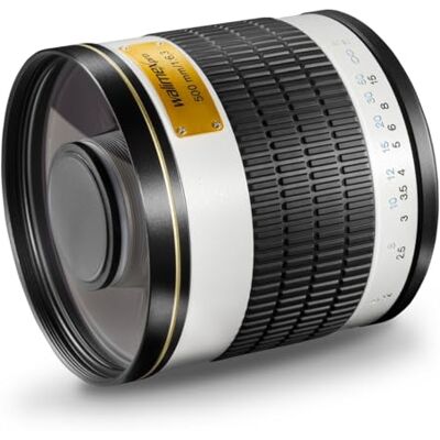 walimex pro Walimex 16436 Objetivo para Micro Cuatro tercios (Distancia Focal Fija 500 mm, Apertura f/6.3, diámetro: 100 mm) walimex pro Walimex 16436 Objetivo para Micro Cuatro tercios (Distancia Focal Fija 500 mm, Apertura f/6.3, diámetro: 100 mm)