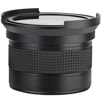 VBESTLIFE V BESTLIFE Lente Ojo de para cámara, 58mm 0.35X Lente súper Gran Angular Ojo de para cámara réflex Digital SLR, Negro VBESTLIFE V BESTLIFE Lente Ojo de para cámara, 58mm 0.35X Lente súper Gran Angular Ojo de para cámara réflex Digital SLR, Negro