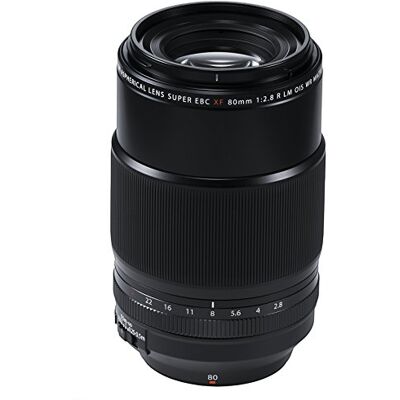 Fujifilm Fujinon XF80 mm Objetivo (F2.8 R LM OIS WR Macro) Color Negro Fujifilm Fujinon XF80 mm Objetivo (F2.8 R LM OIS WR Macro) Color Negro