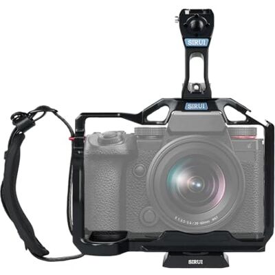 Sirui S5II / S5IIX Kit de Jaula Completa con Top Handle para Panasonic LUMIX S5II / S5IIX, QR Placa para Arca-Swiss, con Correa de Mano y NATO Rail SCH-S5M2 Sirui S5II / S5IIX Kit de Jaula Completa con Top Handle para Panasonic LUMIX S5II / S5IIX, QR Placa para Arca-Swiss, con Correa de Mano y NATO Rail SCH-S5M2