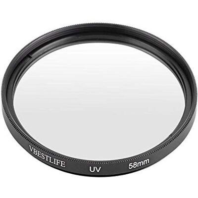 VBESTLIFE Filtro de Protección UV para Objetivo Lentes de Filtro UV Ultra Delgados de Alta Transmitancia para Cámaras DSLR(58mm) VBESTLIFE Filtro de Protección UV para Objetivo Lentes de Filtro UV Ultra Delgados de Alta Transmitancia para Cámaras DSLR(58mm)