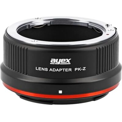 ayex Adaptador de objetivo compatible con objetivos de bayoneta Pentax PK compatible con cámaras Nikon Z PK-Z ayex Adaptador de objetivo compatible con objetivos de bayoneta Pentax PK compatible con cámaras Nikon Z PK-Z