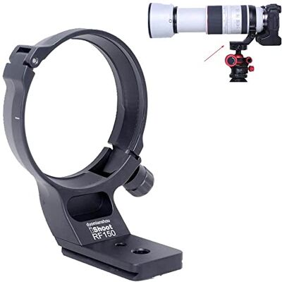 iShoot Anillo de Montaje en Trípode Collar de Objetivo Compatible con Canon RF 100-500mm f/4.5-7.1L IS USM, Soporte de Lente Parte Inferior es Arca-Swiss Fit Cámara Placa de Liberación Rápida iShoot Anillo de Montaje en Trípode Collar de Objetivo Compatible con Canon RF 100-500mm f/4.5-7.1L IS USM, Soporte de Lente Parte Inferior es Arca-Swiss Fit Cámara Placa de Liberación Rápida