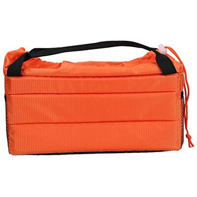VBESTLIFE Bolsillo de inserción de cámara Impermeable, Bolsillo Acolchado DSLR SLR, a Prueba de Golpes con Tapa y asa, Bolsillo de cámara para cámara y Lente. (Naranja) VBESTLIFE Bolsillo de inserción de cámara Impermeable, Bolsillo Acolchado DSLR SLR, a Prueba de Golpes con Tapa y asa, Bolsillo de cámara para cámara y Lente. (Naranja)