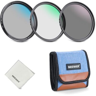 NEEWER 52mm UV CPL ND Lens Filter Kit, Protección UV+Polarización Circular+Densidad Neutra (ND8) Cámara Filtro Objetivo Set con Cristal Optico Multicapa, Marco Delgado & Estuche Plegable Actualizado NEEWER 52mm UV CPL ND Lens Filter Kit, Protección UV+Polarización Circular+Densidad Neutra (ND8) Cámara Filtro Objetivo Set con Cristal Optico Multicapa, Marco Delgado & Estuche Plegable Actualizado