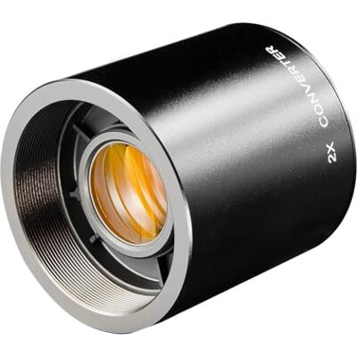 Walimex 12602 Potenciador Zoom x2 (con Montura para T2), Color Negro Walimex 12602 Potenciador Zoom x2 (con Montura para T2), Color Negro