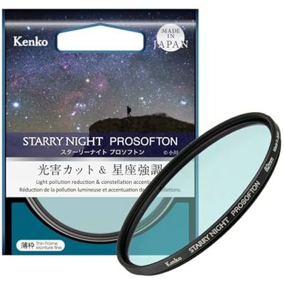 Kenko Starry Night Filtro de Efecto Prosofton, diámetro 82 mm, reducción de la contaminación lumínica y Efecto Suave, para fotografiar paisajes estrellados, Fabricado en Japón 549643 Kenko Starry Night Filtro de Efecto Prosofton, diámetro 82 mm, reducción de la contaminación lumínica y Efecto Suave, para fotografiar paisajes estrellados, Fabricado en Japón 549643