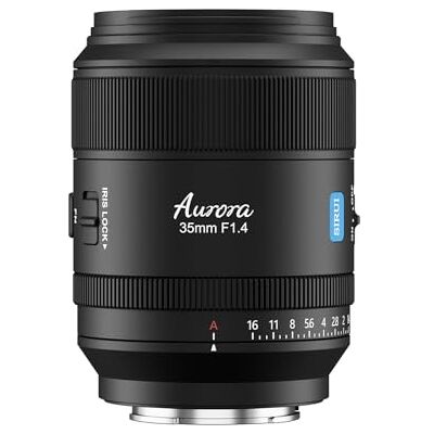 Sirui Aurora 35mm F1.4 Lente Full Frame con Autofoco, Lente Prime Gran Angular para Cámaras con Montura E FX3, FX6, A7, Serie A9, Serie A7R, Serie A7S, ZV-E1, Color Negro Sirui Aurora 35mm F1.4 Lente Full Frame con Autofoco, Lente Prime Gran Angular para Cámaras con Montura E FX3, FX6, A7, Serie A9, Serie A7R, Serie A7S, ZV-E1, Color Negro