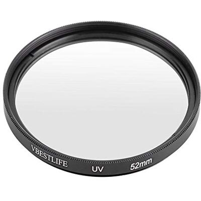 VBESTLIFE Filtro de Protección UV para Objetivo Lentes de Filtro UV Ultra Delgados de Alta Transmitancia para Cámaras DSLR(52mm) VBESTLIFE Filtro de Protección UV para Objetivo Lentes de Filtro UV Ultra Delgados de Alta Transmitancia para Cámaras DSLR(52mm)