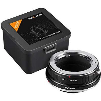 K&F CONCEPT Adaptador de Objetivo de Lente MD-EOS R, Anillo Adapter Manual Compatible con Lente Minolta Rokkor SR MD MC a Cuerpo de Cámara con Montura Canon EOS R K&F CONCEPT Adaptador de Objetivo de Lente MD-EOS R, Anillo Adapter Manual Compatible con Lente Minolta Rokkor SR MD MC a Cuerpo de Cámara con Montura Canon EOS R