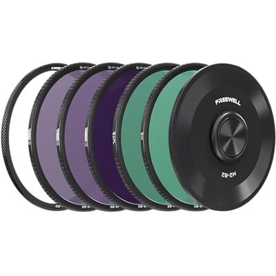 FREEWELL M2 Magnetic Quick Swap 5-Pack 82mm ND Filter Kit CPL & UV Filtros FREEWELL M2 Magnetic Quick Swap 5-Pack 82mm ND Filter Kit CPL & UV Filtros