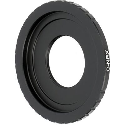 ayex Adaptador de Objetivo para Objetivos C-Mount Compatible con cámaras Sony E-Mount ayex Adaptador de Objetivo para Objetivos C-Mount Compatible con cámaras Sony E-Mount